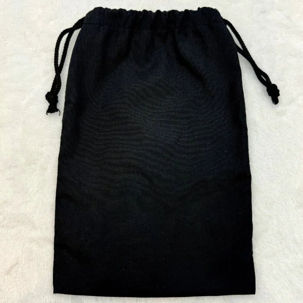 Bandolier Protective Cloth Bag Cinch Sack for Leather Case 8.75" x 5.75" Black - Picture 2 of 2